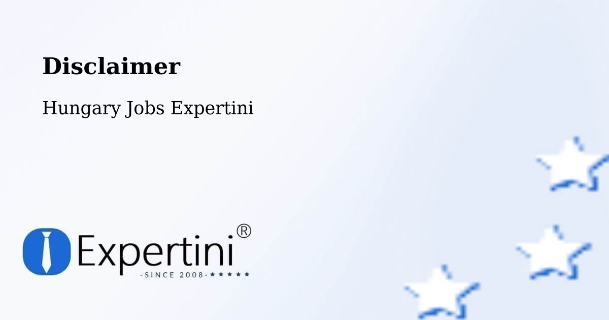 Disclaimer – Harta - Hungary Jobs Expertini